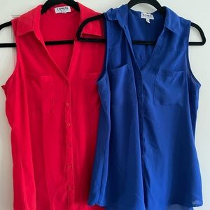 2 Express Portifino Fit Sleeveless shirts